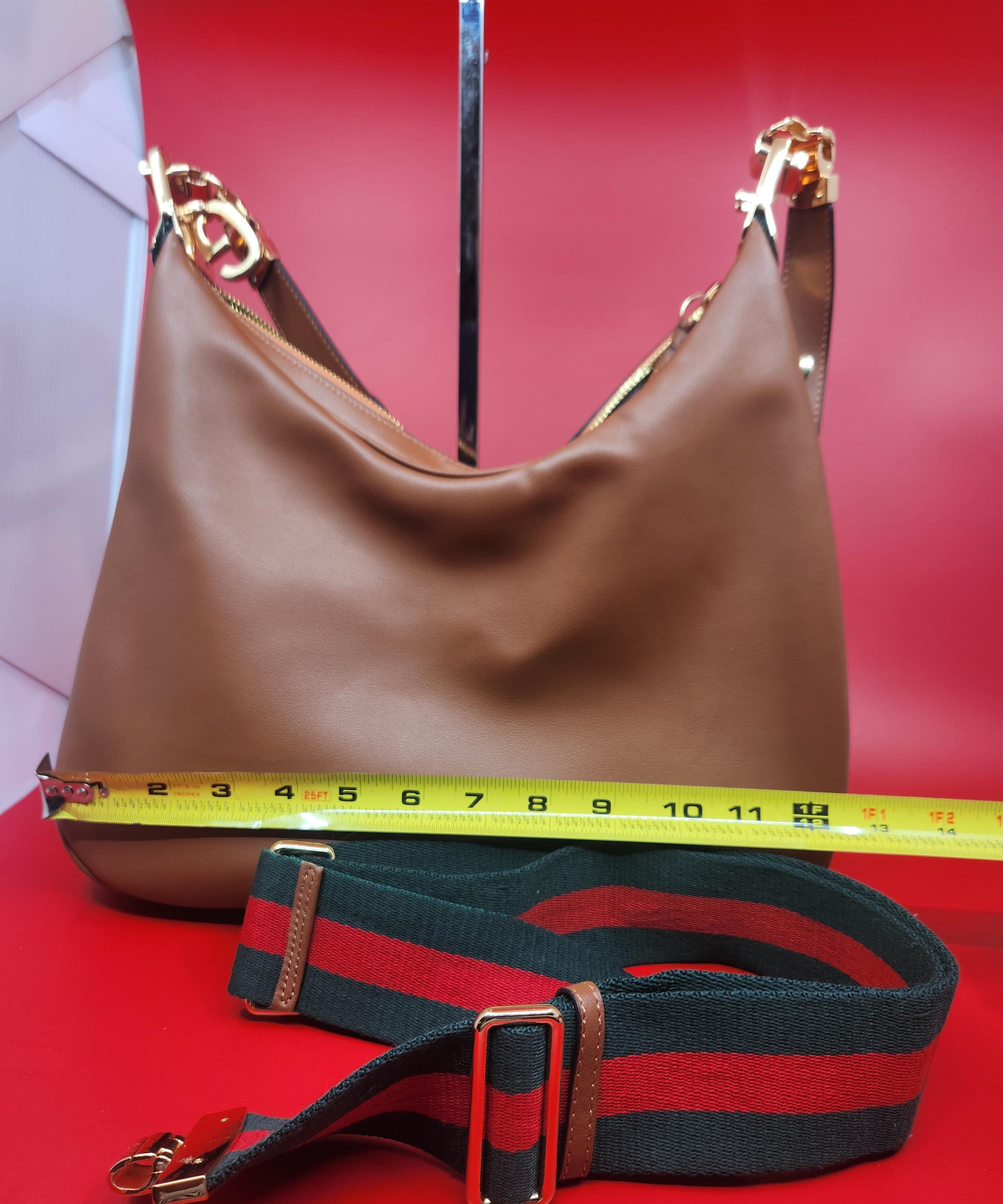 【激レア】GUCCI グッチ シェリーライン キャンバス×レザー ロープベルト Gucci Sherry Line Strap - Etsy