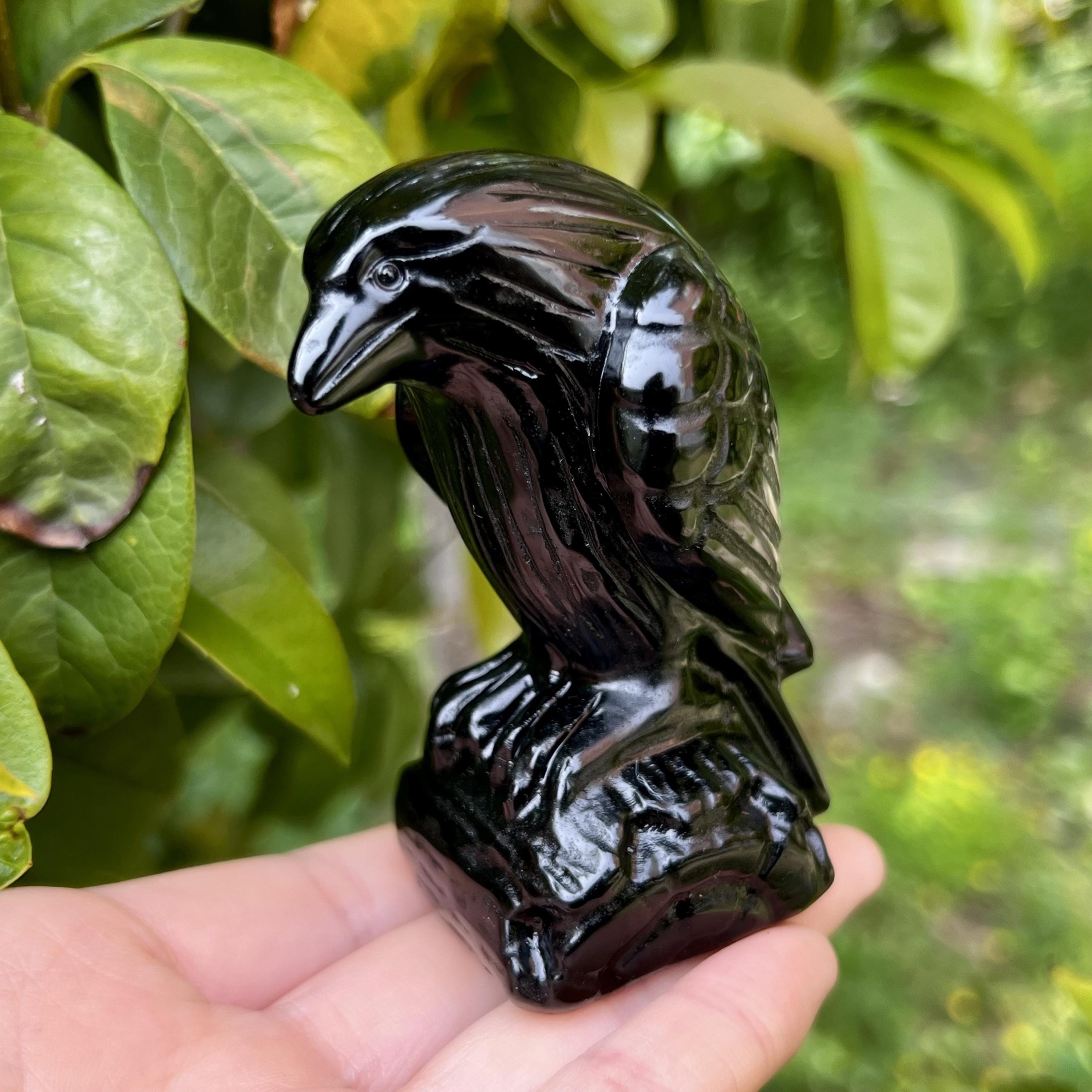 Obsidian Sculpture - Etsy