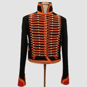 Men’s Handmade Wool Hussar Jacket | Military Parade Coat