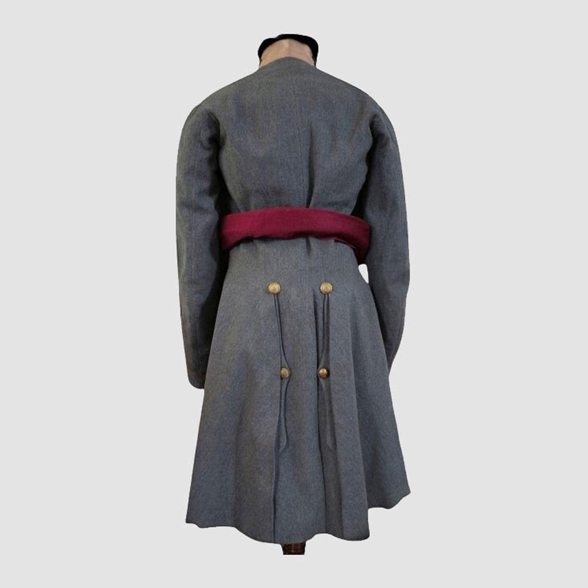 南北戦争再現制服付き、南軍大佐の手作りウールフロックコート - Etsy 日本