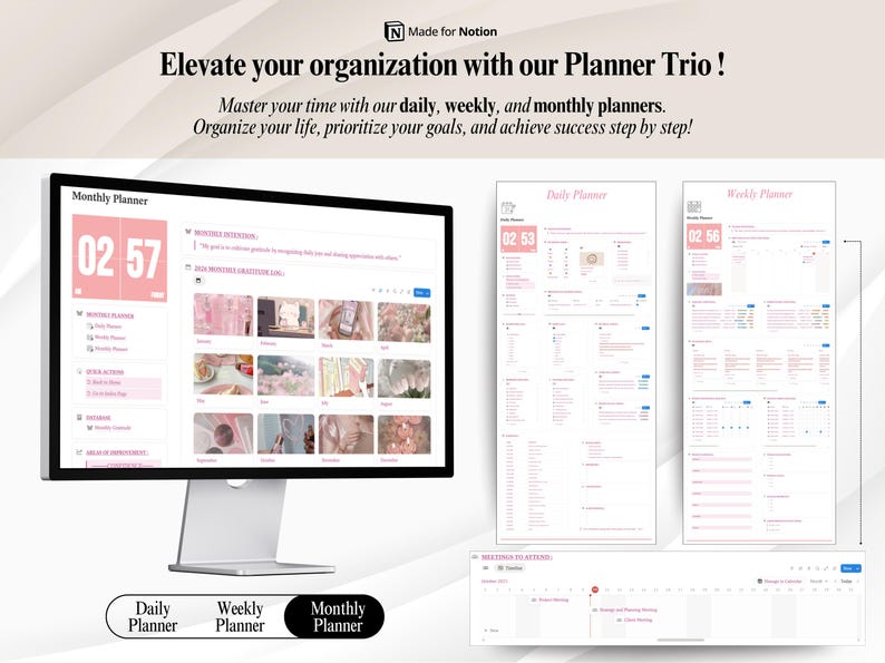 Advanced ADHD Life Planner : Second Brain 2.0, 2026 Notion Template ...