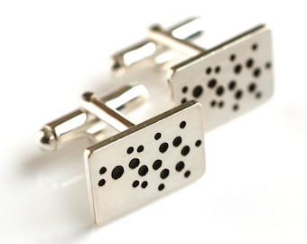 Love Junkie Silver Cufflinks