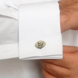 Coffee Molecule Caffeine Cufflinks