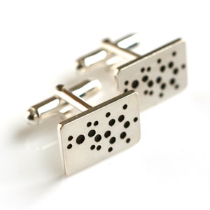 Love Junkie Silver Cufflinks image 2