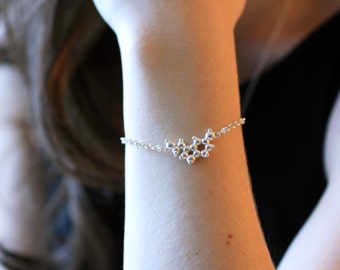 Serotonin Charm Bracelet - Sterling Silver