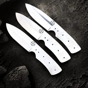 9&quot; D-2 Steel Blank Knife Blades – Perfect for DIY Knifemaking & Custom Handles custom Handmade Forged Knife Blanks