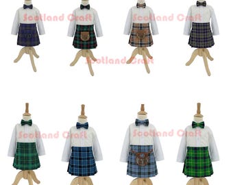 Baby Tartan Kilts Available in 200 Tartans - Choose Your Favourite Tartan Baby Kilt -Wedding Kilts - Scottish Highland Handmade Baby Kilts