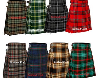 Men's 5Yards Tartan Kilts - Scottish Handmade Highland Sports Kilts