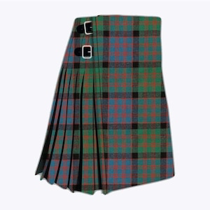 Clan MacDonald Ancient Tartan Kilt - Scottish Traditional 16 oz 8yard Men&#39;s Handmade MacDonald Ancient Tartan Kilt- Made with Acrylic Wool