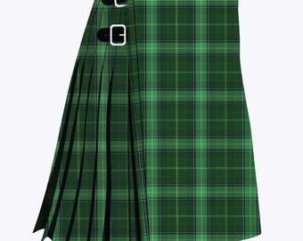 Clan Walsh Tartan Kilt - Handgemachter Kilt aus schottischer Acrylwolle