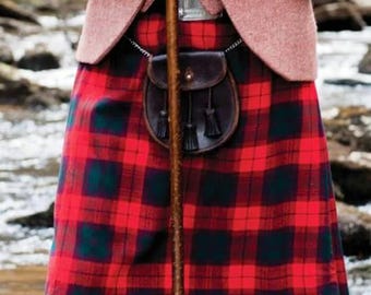 MacNab moderne tartan-kilt: traditionele Schotse acrylwol-kilt van 8 yards