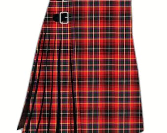 Handmade Innes Modern Tartan Kilt For Men : Scottish Traditional 8Yards Acrylic Wool Highland Kilt