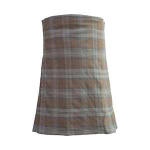 Black Watch Weathered Tartan Kilt- Scottish Traditional 16 oz 8yard Men&#39;s Handmade Black Watch Weathered Tartan Kilt- Made with Acrylic Wool