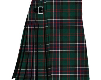 Sinclair Hunting Modern Tartan Kilt- Scottish Traditional 16 oz 8yard Men's Handmade Modern Sinclair Tartan Kilt- Made with Acrylic Wool