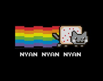 Nyan Cat - Woven Patch - Etsy
