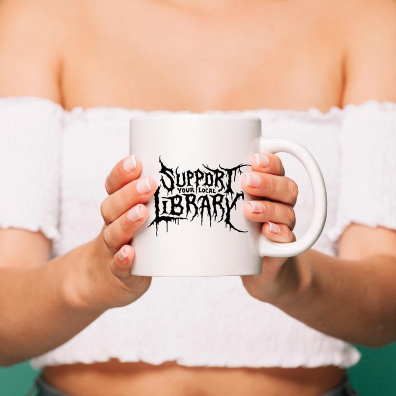 Support libraries digital PNG design for bookworm apparel