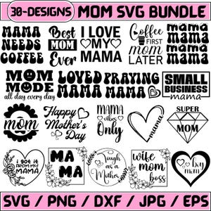 Mama Spar-Svg Bundle, Mama-Leben-Svg, Mama Papa-Svg, Mama-Zitate-Svg, gesegnete Mama-Svg, Mama-Svg, Muttertag-Svg, Mädchen-Mama-Svg, lustige Mama-Svg