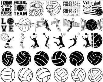 Volleyball svg bundle, volleyball Team Name SVG, volleyball svg png, Volleyball logo, Volleyball Mom SVG, Cut File, Digital Download