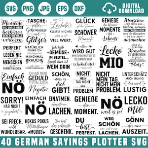 Duitse Sayings Plotter Svg-bundel, Duitse Plotter, Busenfreundin Svg, Bag Sayings Svg, Funny Sayings Svg, Jute tas plotten, Digitale download