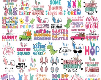 Easter SVG Bundle, Happy Easter SVG, Easter Quotes Svg, Easter Bunny Svg, Easter Egg Svg, Spring Svg, Easter Kids Svg, SVG Files for Cricut