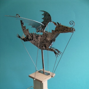 Painted Aluminium Dragon Automata image 1