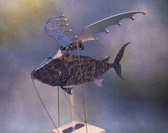 Blue Flying Fish Automaton