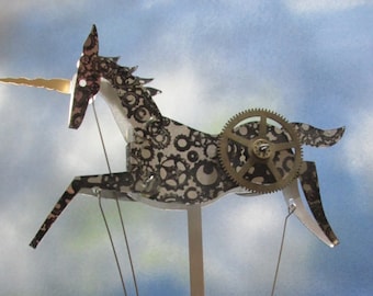 Unicorn with gears