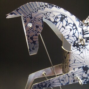 Pegasus Automata in aluminum stamped in blue. image 3