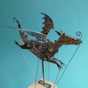 Painted Aluminium Dragon Automata image 2