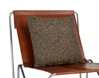 Textured Woven Pillow Cover, Cotton Linen Cushion for Modern Decor