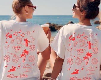 Ballermann Malle 2026 Shirt Stag/Hen Party Group Shirt Team Shirt Girls' Trip Mallorca T-shirt Drinking T-shirts Beer T-shirt Party Holiday