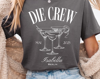 Bachelorette Party Shirt Personalized Bride T-Shirt Team Bride Personalized Gift Maid of Honor JGA T-shirt Wedding Ladies