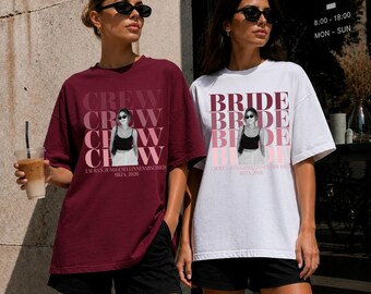 Personalized hen party T-shirt with photo | Hen party shirts with photo | Personalized hen party T-shirts | Bride and crew hen party | Group shirt with photo | Shirt for bride