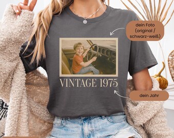 18th birthday gift girlfriend T-shirt birthday shirt personalized mom shirt round birthday 30th birthday gift with photos