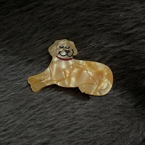 Pinzas para el cabello de alta gama con temática de perro de dibujos animados personalizadas originales, lindas y juveniles, pinzas para el cabello de labrador, adecuadas para niños y niñas.
