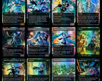 Hatsune Miku Commander Deck Proxy
