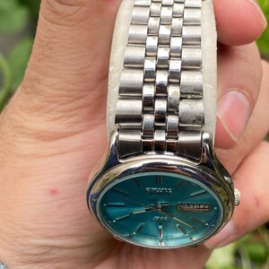 Vintage Seiko 5 herrklocka DX 6309 dag/datum bild 4