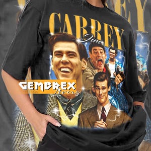 Vintage Jim Carrey shirt 90s y2k unisex adult clothing GOR76