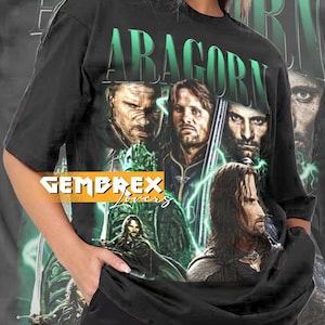 chemise Aragorn vintage des années 90 y2k vêtements pour adultes unisexes GOR4