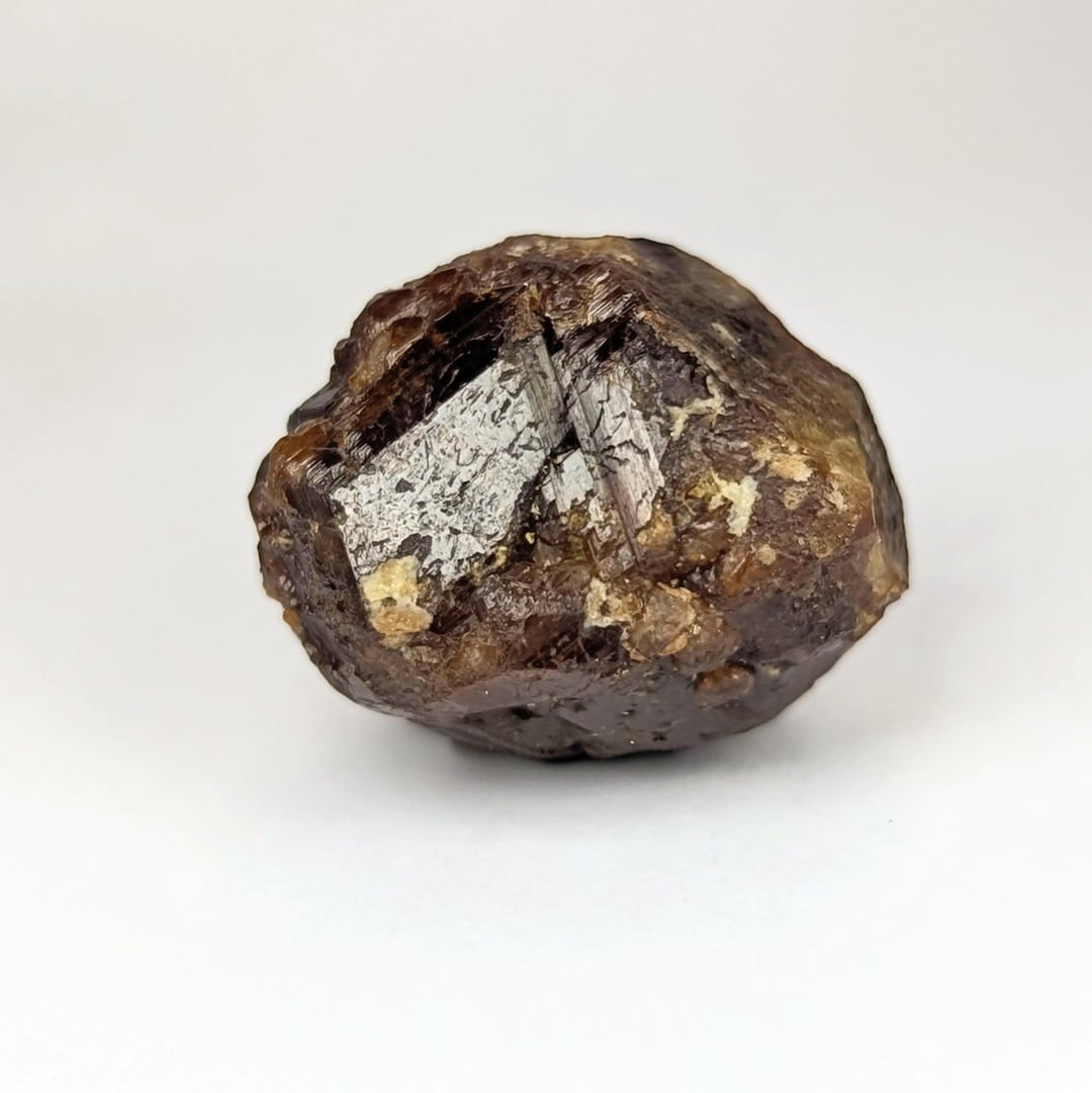 Dark Red Cubic Shape Grossular Var Hessonite Garnet Crystal, KP ...