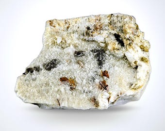 Natural Red Brookite Crystals on Matrix, Kharan Balochistan