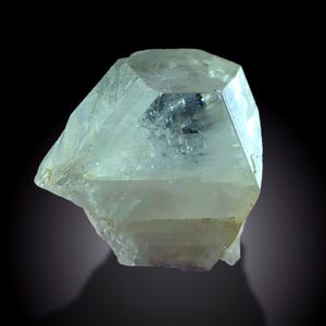Rare feldspar crystal, small size, white transparent with octahedron shape, from Pakistan. 3.4 grams