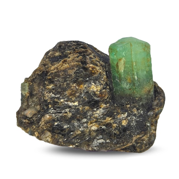 Emerald Crystal Specimen: Chitral Valley, Pakistan - 12.9 Grams 