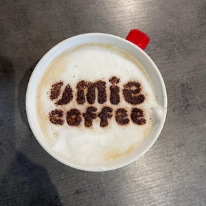 Custom Coffee Stencil Cut from Your SVG Design | Reusable Food Safe Stencil for Coffee, Cocktails, Drinks & Crafts | Personalised Stencil