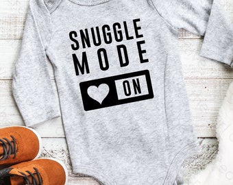 Snuggle Mode SVG, Valentine SVG for Kids, SVGs for Valentine's Day, Snuggle svg, Cut Files for Cricut, Svgs for Baby, PNG, Instant Download