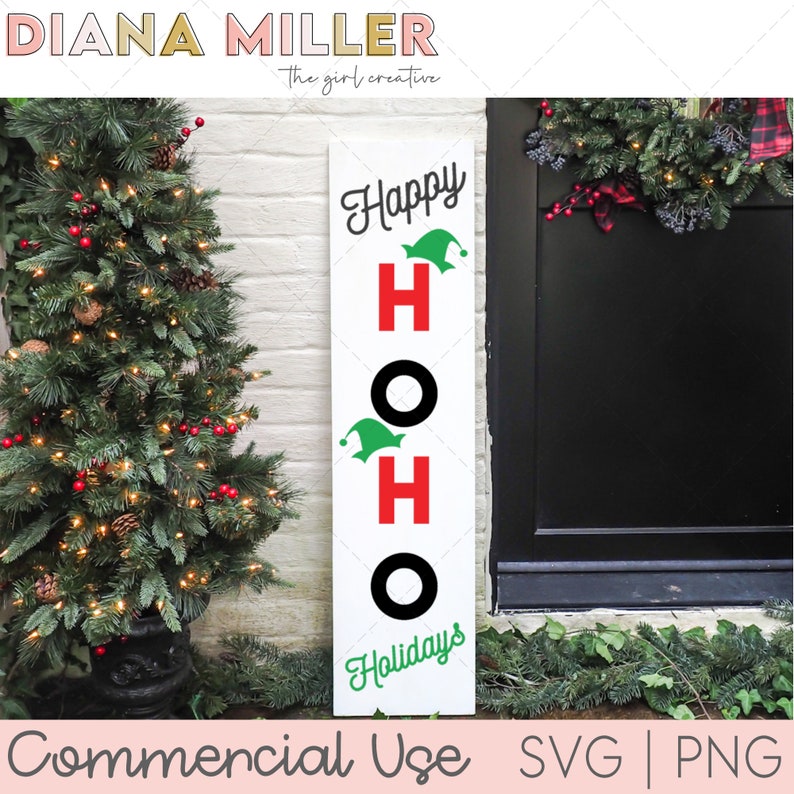 Christmas Porch Sign SVG, Christmas Porch Leaner SVG, Christmas Porch Vertical SVG, O Holy Night, Christmas Porch svg, Reindeer Names svg image 3