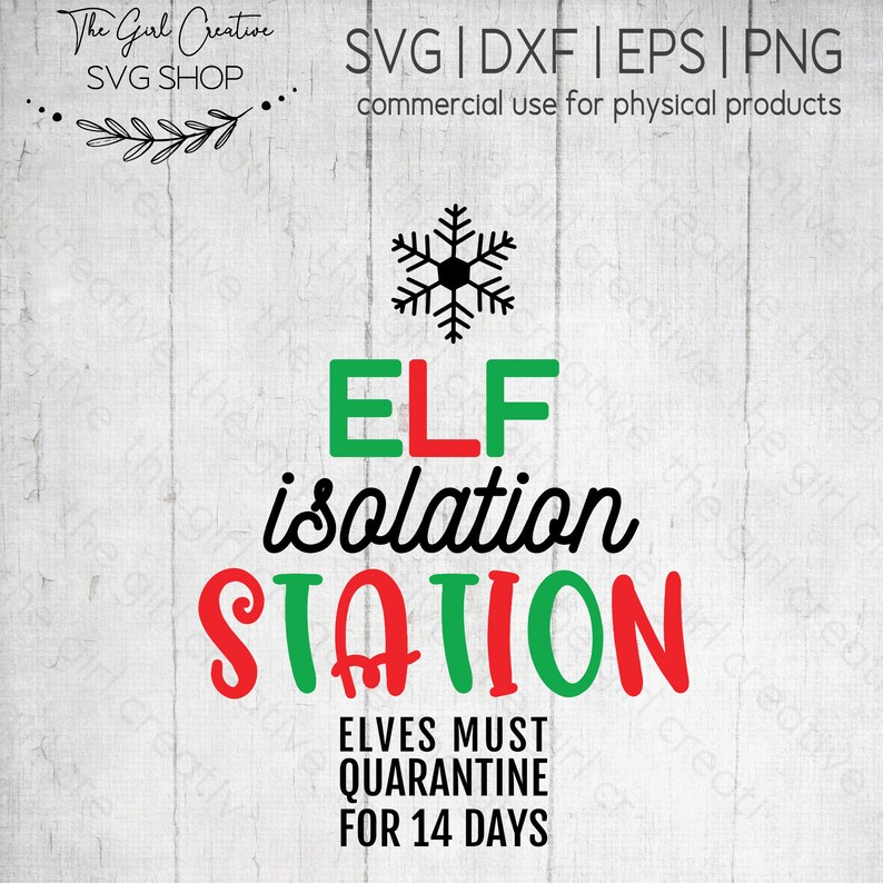 Quarantine Elf SVG, Elf Isolation Station Svg, Elf Cut Files, Elf SVG ...