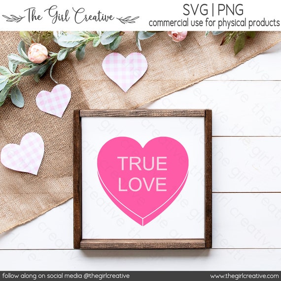 Free Conversation Hearts Clipart + SVG Cut Files - Hey, Let's Make