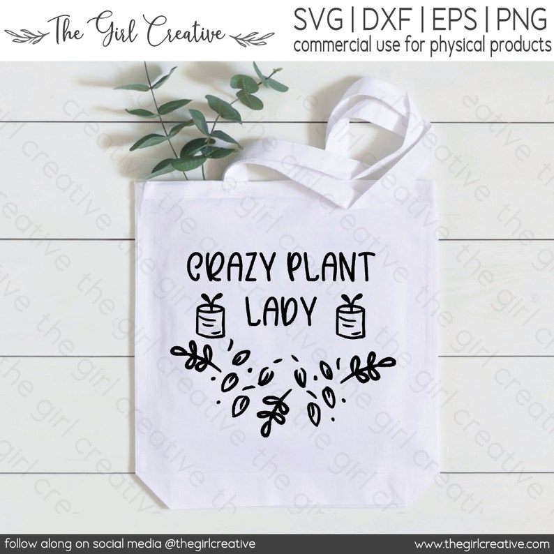 Crazy Plant Lady, Plant Lady, Plant Lady SVG, Crazy Plant Lady PNG, Plant Mom, Plant Lady Shirt, Plant Lady Mok, Plant Lover SVG, Geschenken afbeelding 5