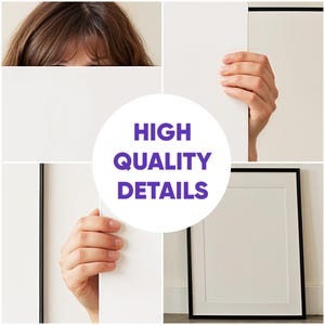 Maqueta de mujer sosteniendo un póster en un interior minimalista, cartón de 2x3 y múltiples relaciones de aspecto, escena PSD para impresiones y maqueta de exhibición de arte mural.